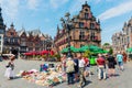 Historical buildings at the Great Market in Nijmegen, Netherlands